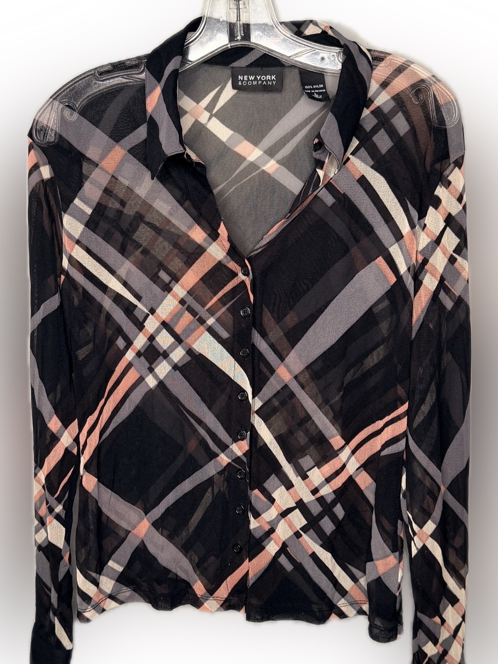 New York & Co. Sheer Blouse